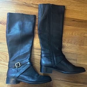 Ann Taylor Knee High Boots with Buckle